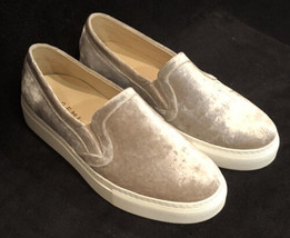 M. Gemi The Cerchio Womens Beige Velvet Loafers Sneakers Shoe Sz E40/US9... - £34.75 GBP