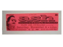 Ash China Drum Poster Boulder Co - $8.99