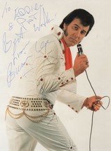 Brian Lee Epic Elvis Presley Singer FULLY Hand Signed Photo &amp; More - £6.29 GBP