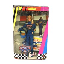 NEW Barbie Nascar 50th Anniversary 1998 Doll Mattel Collector Edition Flaw Read  - £11.76 GBP