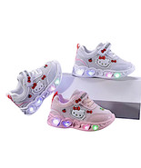 Kitty Themed Kids Girls Sneakers LED Light Up Toddler Sport Shoes Baby T... - $501.20 MXN