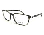 Aspire DECISIVE SMOKE HORN Gafas Monturas Negro Gris Bocina Borde 54-17-145 - £52.19 GBP