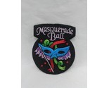 Masquerade Ball Embroidered Iron On Patch 2&quot; - £17.40 GBP