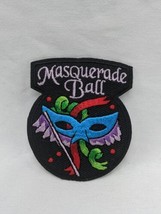 Masquerade Ball Embroidered Iron On Patch 2&quot; - £17.20 GBP