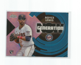 Royce Lewis (Twins) 2022 Topps Chrome Update Generation Now Rookie Insert #12 - £3.87 GBP