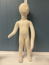 Mannequin Child Youth Bendable 30”  Tall Full Body  ~No Stand Creepy Dol... - $846.43 MXN