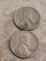 1956 Wheat Penny Error “L” Liberty Up To Rim Error Cent Coin No mint Mark - $9.55