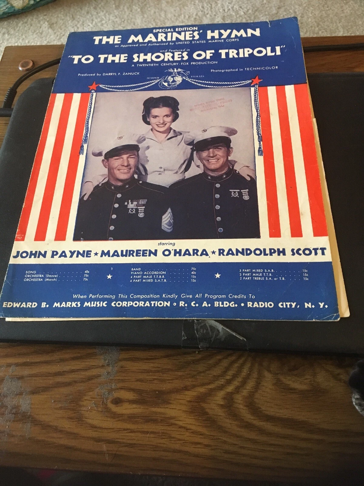 The Marines&#39; Hymn (sheet music) - $6.00