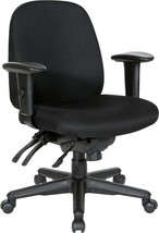 Office Star Multi Function Ergonomic Chair with Ratchet Back and, Black - £227.10 GBP