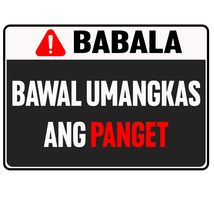 Bawal umangkas ANG panget Motocycle Vinyl Decal Sticker UV &amp; Water Proof... - $109.97 MXN