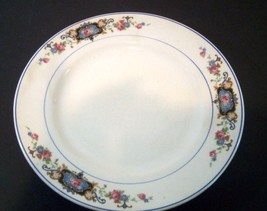 Rare Vintage D E McNicol East Liverpool 6 3/4&quot; Bread and Butter Plate ROSES - $166.94 MXN