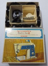 VTG SINGER sewing machine attachments Zig Zag Accessories Top Hat Cams - £27.40 GBP