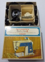 VTG SINGER sewing machine attachments Zig Zag Accessories Top Hat Cams - £27.94 GBP