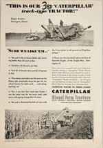 1952 Print Ad Caterpillar CAT D4 Diesel Crawler Track Type Tractors Peor... - £17.63 GBP