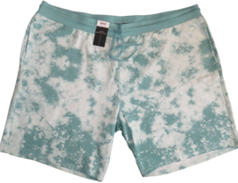 Men&#39;s Aqua Tie Dye Lounge Shorts Size 2XL - £15.93 GBP