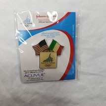 Torino Pin 2006 XX Winter Olympic Games Collectible USA Italy Flags - £7.76 GBP