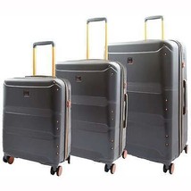 Expandable Travel Combination Lock Handle Luggage With 8 Wheels Charcoal... - $130.47+