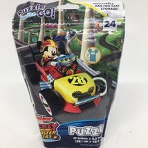 Puzzle on the Go Disney Junior Mickey And The Roadster Racers 24 Piece P... - $12.64