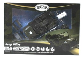 Testors 630019NT Jeep Willys 1:32 Skill 1 Cont 17 Pcs Unassembled Model Kit 8 Up - £18.84 GBP