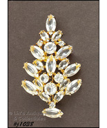 Eisenberg Ice Signed Large Christmas Tree Pin (#J1038) - £99.68 GBP