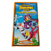 Darkwing Duck His Favorite Adventures VHS Disney Cartoon Justice Ducks U... - £7.00 GBP