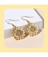 New Cute Sunflower  Earrings - $6.00