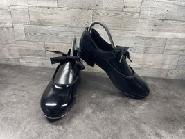 Capezio Tele-Tone Tap ballet Dance Shoes Women 8M Black Patent Mary Jane... - $503.78 MXN