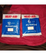 Vntg HEAT-AID 12 Hr Dry Heat Pad Self Heating 1981 Prop 4 X 6&quot; New Lot o... - $78.51 CAD