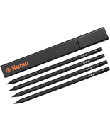 Notsu 4Pc Black Pencils #2 Set | All Black Wood Writing Pencils with Tra... - $13.99