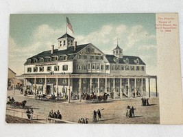 Postcard vintage The Atlantic House at Well&#39;s Beach, Maine Me pre-fire - £5.56 GBP