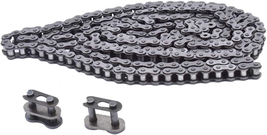 New #40 Roller Chain 10 Feet with 2 Connecting Links Fit for Go Kart and Mini Bi - £24.92 GBP