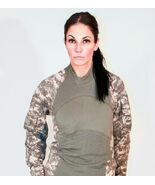 ACS ARMY COMBAT SHIRT ACU LONG SLEEVE DEFECT SMALL PAINT STAINS AND HOLE - €23,49 EUR