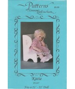 Patterns by Connie Lee Finchum P2107 ~ Katie ~ 21-22&quot; Doll ~ Uncut - £4.70 GBP