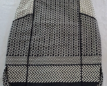 J Crew Black &amp; White Geometric Pencil Skirt Size 10 Cotton Polyester - £13.22 GBP