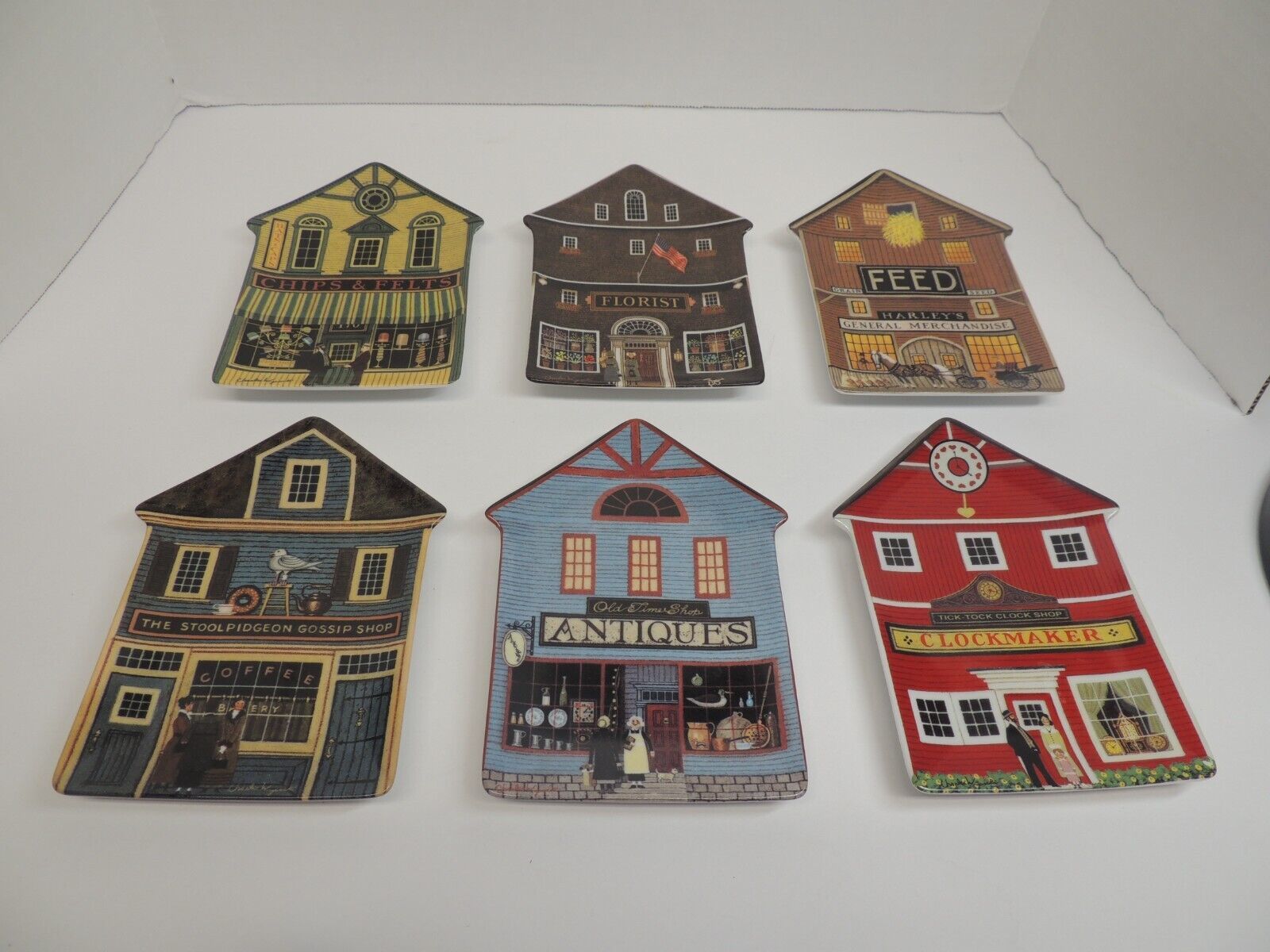 Primary image for Spoon Rests Wysocki Country Corners set of six 1996-1998