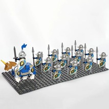 13pcs Vintage Castle Kingdoms Red Dragon Royal Knights Horse Minifig Toys 9801-C - $29.99