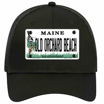 Old Orchard Beach Maine Novelty Black Mesh License Plate Hat Tag - £22.71 GBP