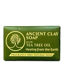 Zion Health Ancient Clay Soap with Tea Tree Oil 6 oz Bar Soap - £17.85 GBP
