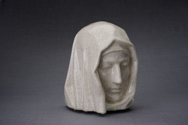 Handmade Cremation Urn for Ashes &quot;The Holy Mother&quot;- Large | Craquelure |... - $450.00+
