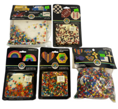 Perler Bead Kit Set Lot Rainbow Hearts Sports Vehicles Christian Symbols... - $37.04