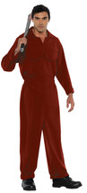 UNDERWRAPS Men&#39;s Horror Jumpsuit Costume Boiler Suit-Red, One Size - £82.12 GBP