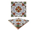 Ceramic High Relief Malibu Tiles Handcrafted - CS6 -  (you select the size) - $189.00