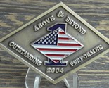 USAF 2004 Outstanding Performer Above &amp; Beyond  Challenge Coin #59W - $18.80