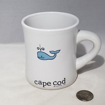 Cuffy’s of Cape Cod Blue Whale White Diner Mug 10 oz Whimsical Ocean EUC - £13.33 GBP
