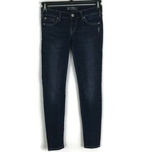 Silver Womens Jeans Size 26 November Jegging Dark Wash Denim Stretch Cas... - $43.63