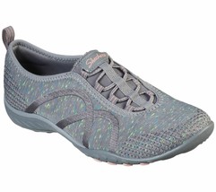 Skechers Space-Dyed Bungee Slip-On Shoes - Breathe Easy - £40.05 GBP
