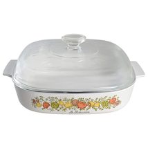 Corning Ware Spice of Life Square Casserole w/ Lid ( 10 3/8&quot; Width / 2 1/2 Quart - £53.58 GBP