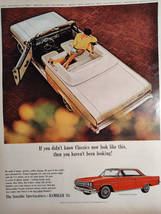 1965 LOOK Ad Advertisement American Motors RAMBLER 65 Convertible Classi... - $10.80