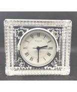 Vintage Waterford Crystal Square Clock  4&quot;H x 4.5&quot;W x 2&quot;D - £79.28 GBP