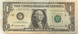 $1 One Dollar Bill 37224150, Nashville, TN ZIP: 37224 - £3.98 GBP